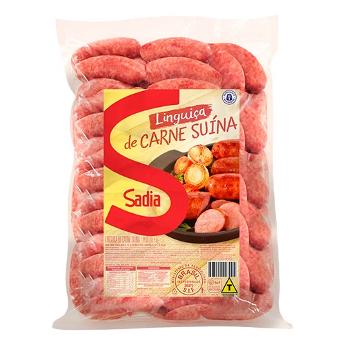 LINGUICA SUINA  TOSCANA SADIA 5KG CONGELADOS