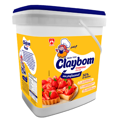 MARGARINA BALDE 14KG CLAYBOM 50% LIPIDIOS C/ SAL MERCEARIA EM GERAL