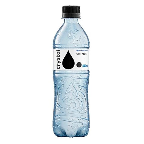 AGUA CRYSTAL MINERAL C GAS 500ML C12 BEBIDAS