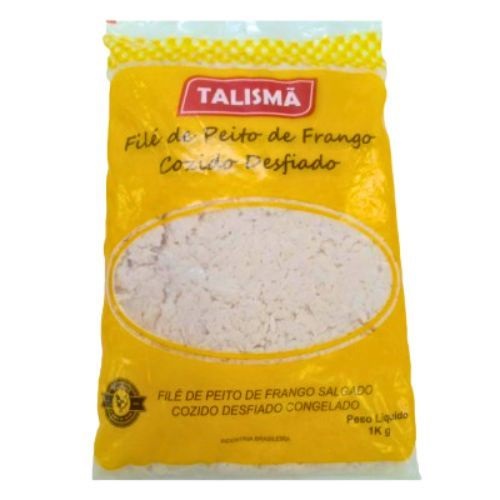 PEITO DE FRANGO DESFIADO TALISMA PCT 1KG CONGELADOS