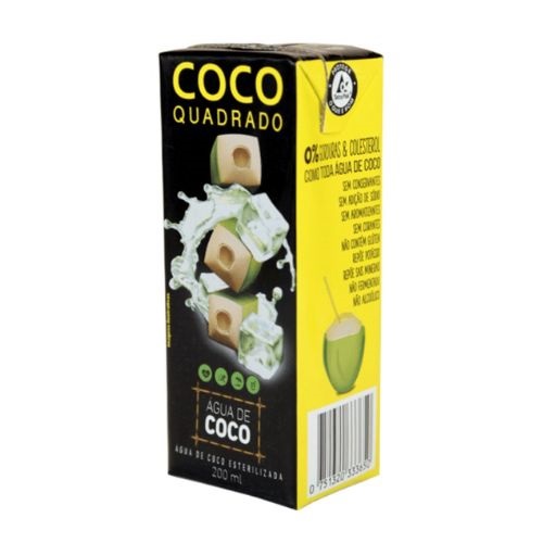 AGUA DE COCO COCO QUADRADO 200MLX27 BEBIDAS