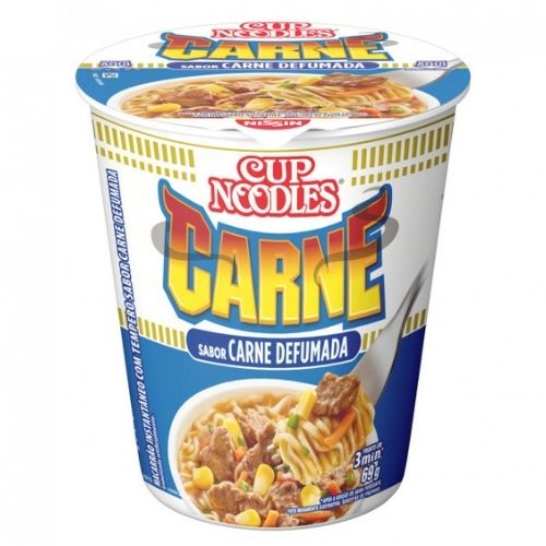 CUP NOODLES CARNE DEFUMADA 69G MERCEARIA EM GERAL