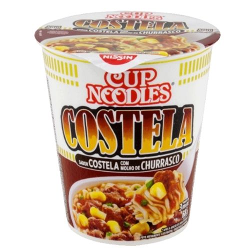 CUP NOODLES COSTELA C/MOLHO CHURRASCO 68G MERCEARIA EM GERAL