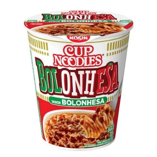 CUP NOODLES BOLONHESA 72G MERCEARIA EM GERAL