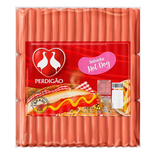 SALSICHA PERDIGAO 5KG CONGELADOS