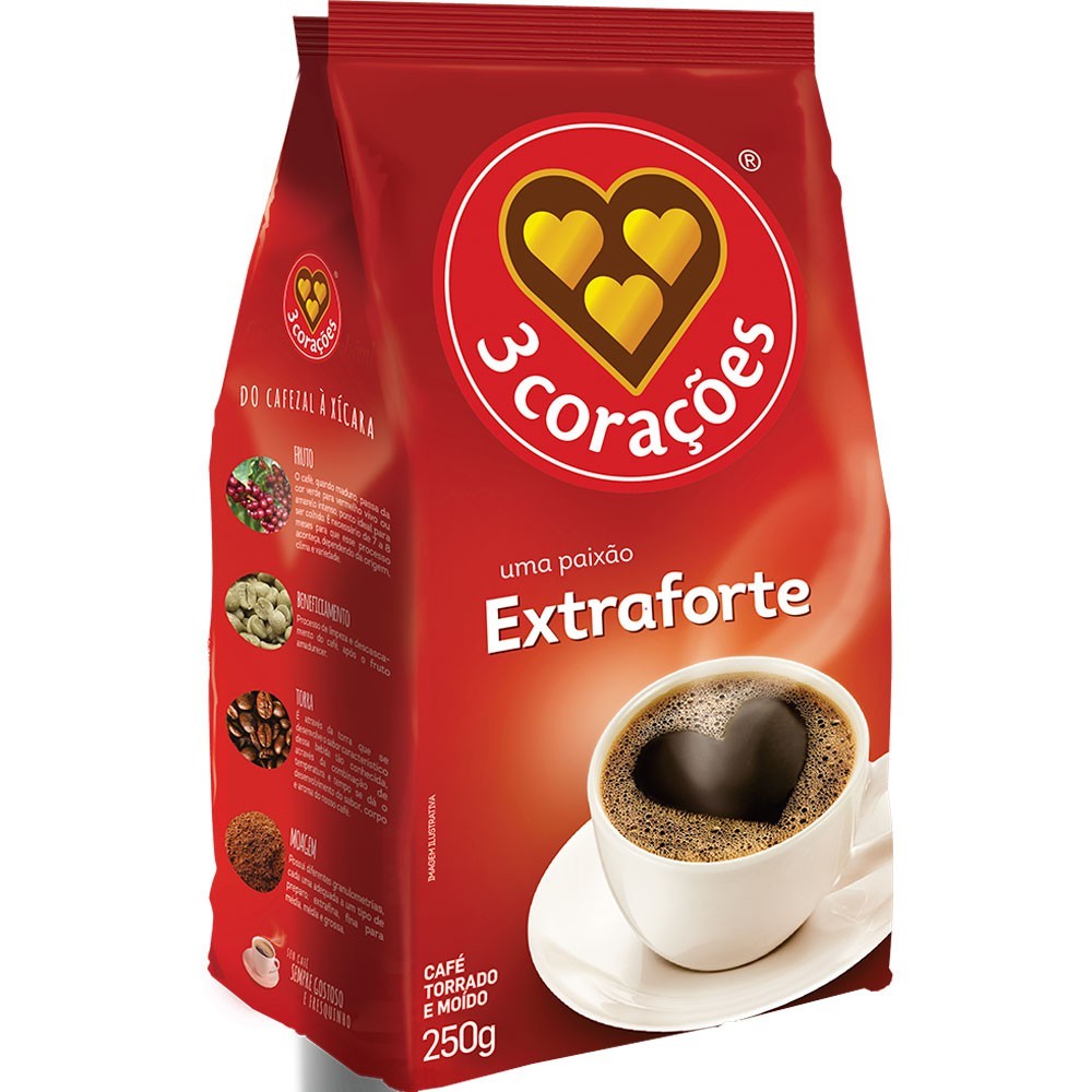 CAFE TRES CORACOES EXTRA FORTE 250G UN MERCEARIA EM GERAL