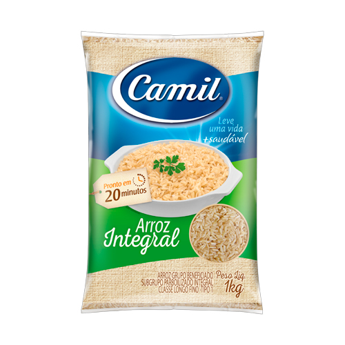 ARROZ CAMIL INTEGRAL 1KG MERCEARIA EM GERAL