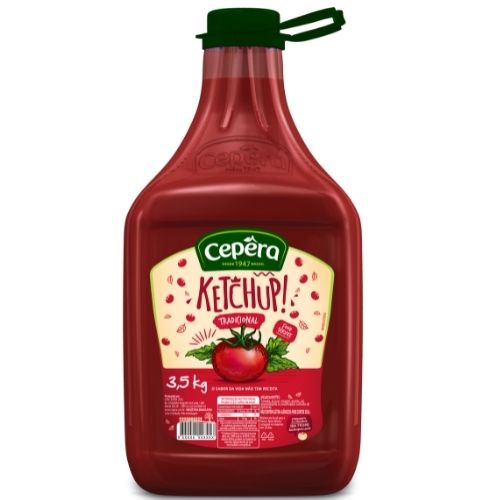 KETCHUP CEPERA 3,5KG UND CX C/4 MERCEARIA EM GERAL