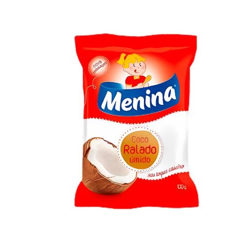 COCO RALADO UMIDO MENINA  100G MERCEARIA EM GERAL