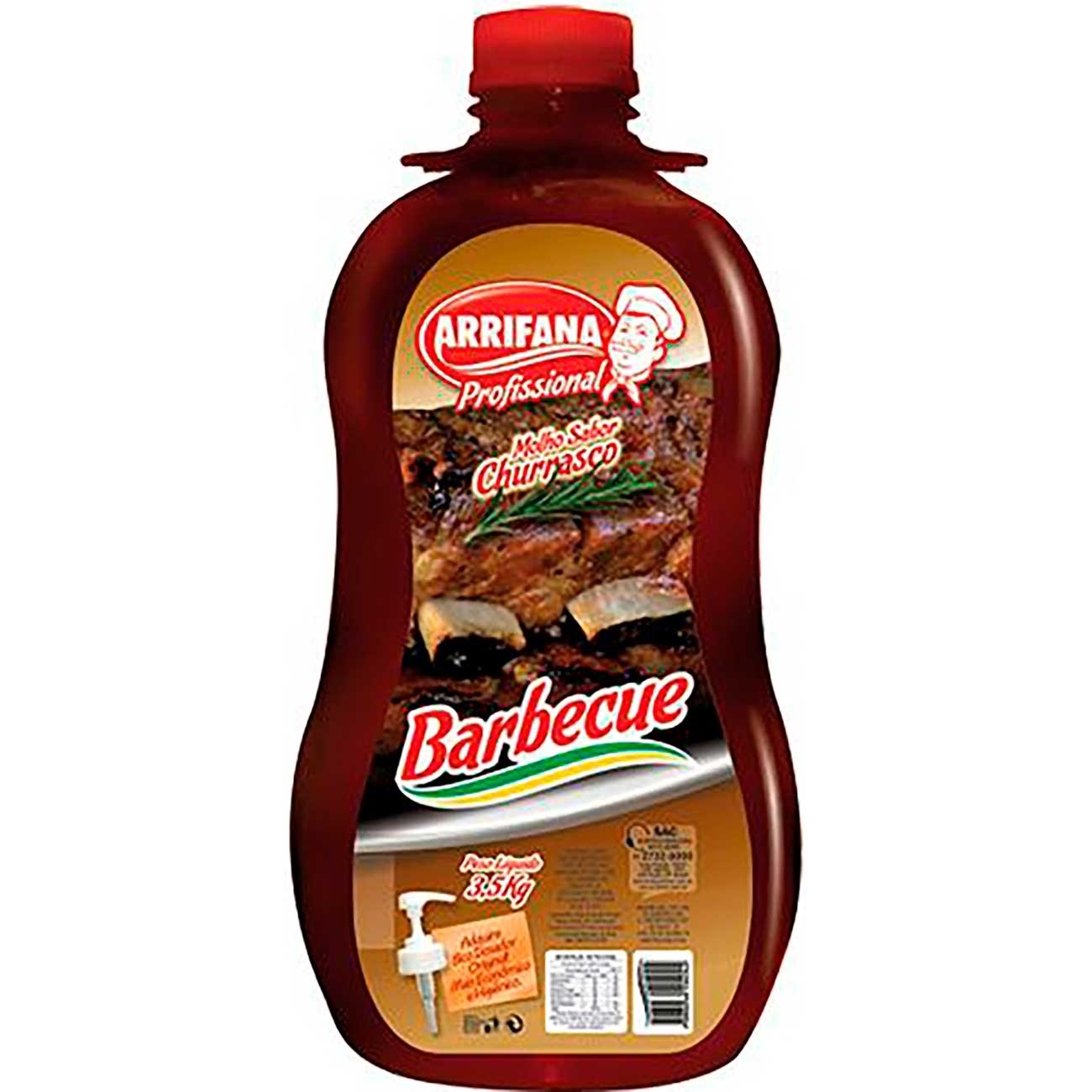 MOLHO BARBECUE ARRIFANA 3,5 KG CX C/4 MERCEARIA EM GERAL