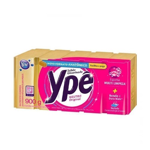 SABAO YPE EM BARRA PCT C/5UN LIMPEZA E HIGIENE