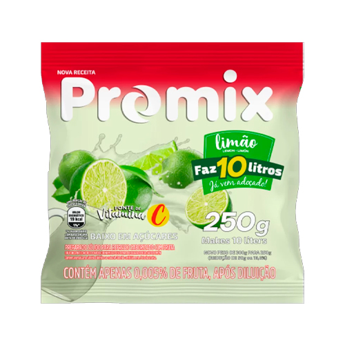 SUCO EM PO PROMIX 250GR UN BEBIDAS