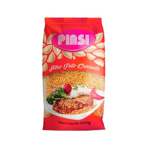 ALHO FRITO CROCANTE PIASI 500G MERCEARIA EM GERAL