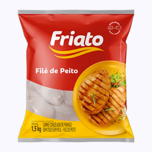 FRIATO FILE DE PEITO 1,5KG CONGELADOS