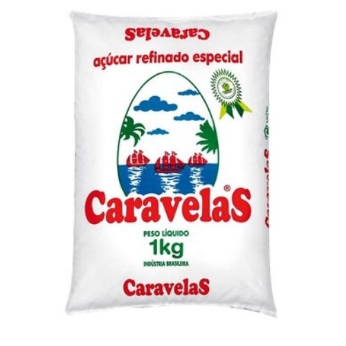ACUCAR CARAVELAS 1KG UN MERCEARIA EM GERAL