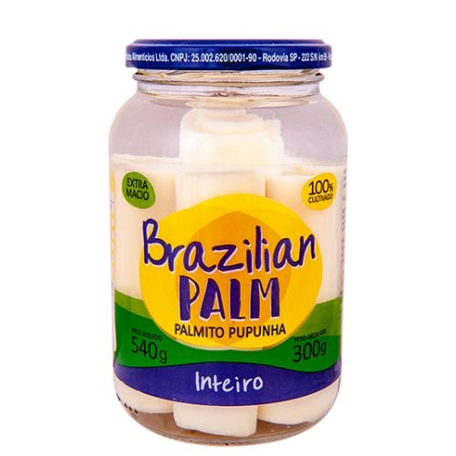 PALMITO INTEIRO BRAZILIAN PALM 300GR MERCEARIA EM GERAL