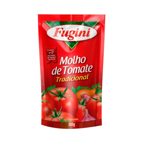 MOLHO DE TOMATE FUGINI 340G UN MERCEARIA EM GERAL