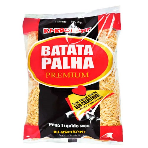 BATATA KI KROKANTE PALHA 500G UN MERCEARIA EM GERAL