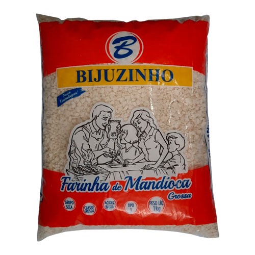 FARINHA DE MANDIOCA GROSSA BIJUZINHO 1KG MERCEARIA EM GERAL