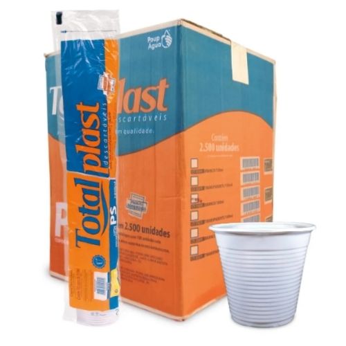 COPO TOTALPLAST 150ML PCT C/100 UN DESCARTAVEIS/EMBALAGENS