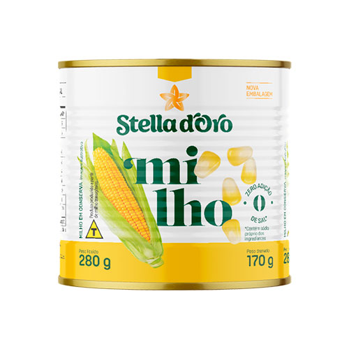 MILHO EM CONSERVA STELLA D ORO 170G CX C/ 24-MERCEARIA EM GERAL