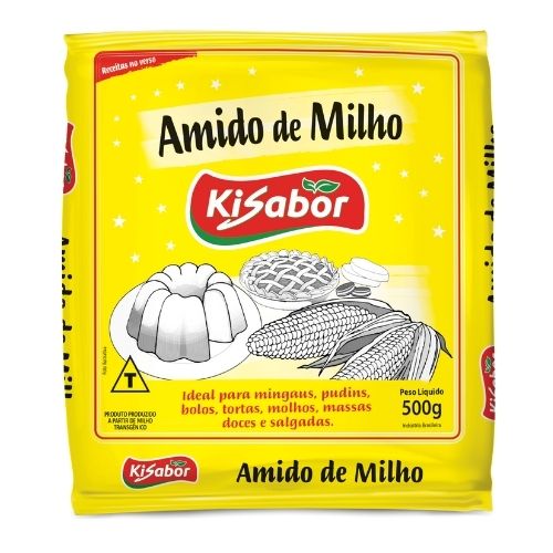 AMIDO DE MILHO KISABOR 500GR-MERCEARIA EM GERAL