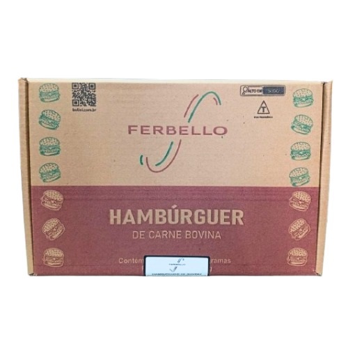 HAMBURGUER BOV FABENE 36X56G CONGELADOS